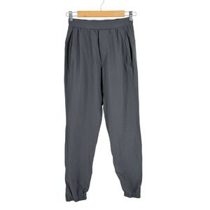 Lululemon Womens Surge Jogger Graphite Grey Tapered Running Pants XS Activewear